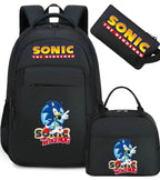 Ensemble sac à dos Sonic camouflage | Sac école spacieux enfant 3-12 ans