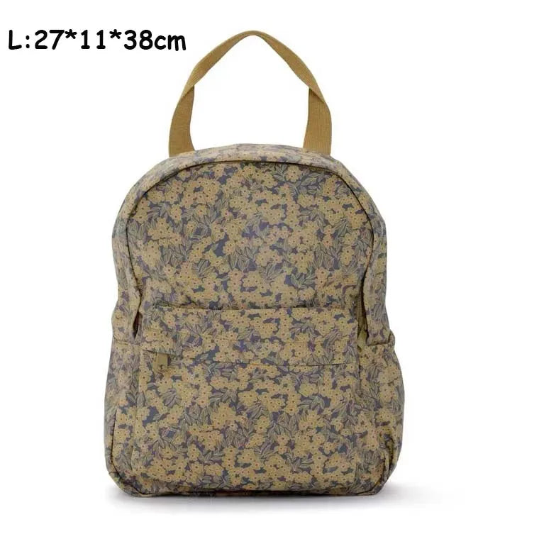 Sac à dos parent-enfant cerise citron | Sac maternelle coton unisexe cadeau