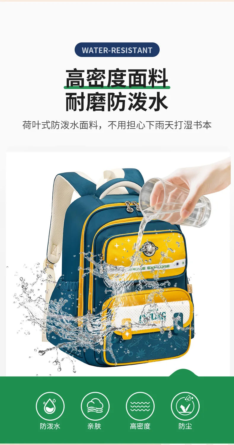 Sac à dos orthopédique imperméable enfant | Sac école Oxford garçon fille