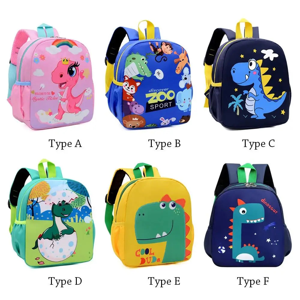 Sac à dos dinosaure mignon maternelle | Sac enfant cartoon animal nylon