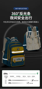 Sac à dos orthopédique imperméable enfant | Sac école Oxford garçon fille