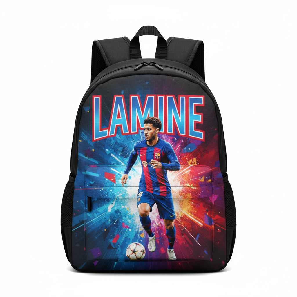 Sac Lamine Yamal fond blanc
